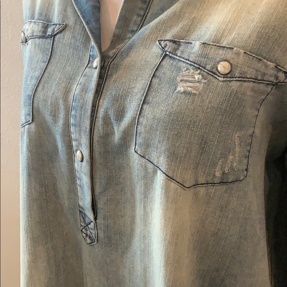 Denim Longsleeve Dress - Picture 6 of 8